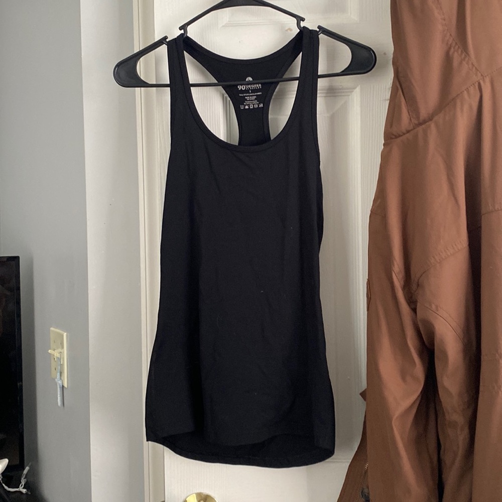 Womens Black Active Tank - Size Small (90 Degree)
